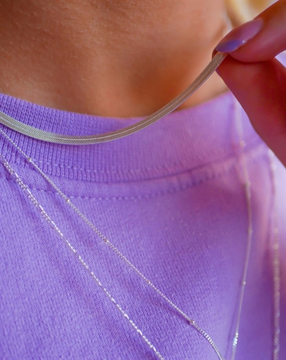 Enamel Copenhagen - Caroline Halskæde - Sølvfarvet